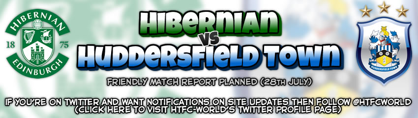 Huddersfield Town vs Hibernian friendly